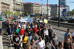 Demonstration in Frankfurt