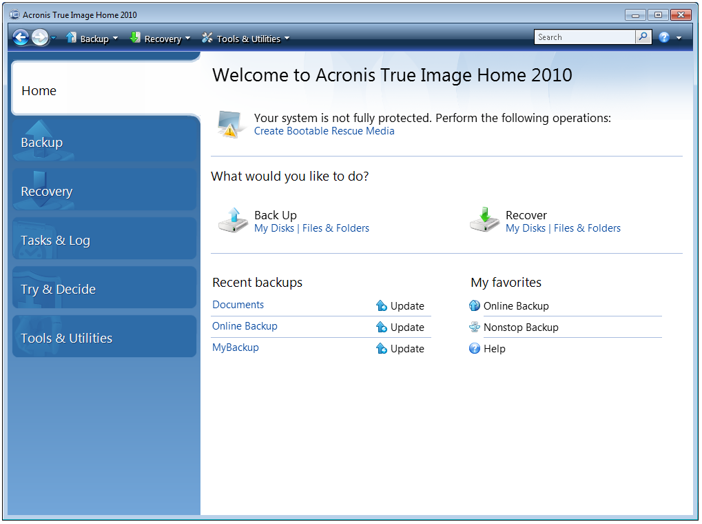 cant uninstall acronis true image home 2011