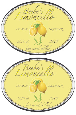 Tommy's Blog: Limoncello Liquor Labels