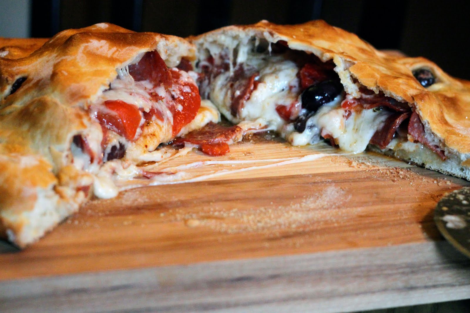 cook. eat. repeat? Week 49 Antipasto Calzone