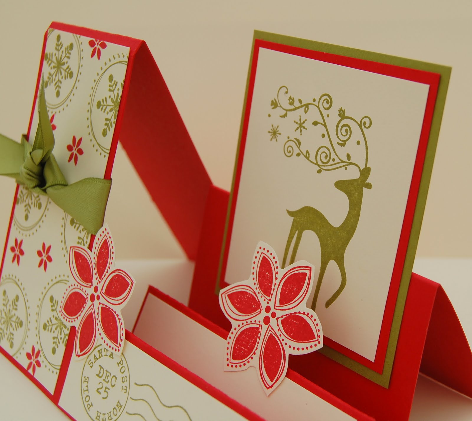CRAFTY RED Stampin' Up Christmas cards
