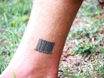 barcode tattoos for girls. Barcode Tattoos