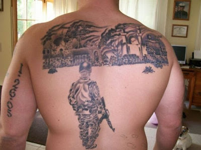 tattoos army. Military tattoos are tattoos that incorporate army, navy or air force logos 
