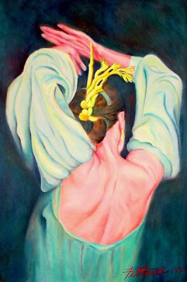 Beautiful Paintings of a Blind Artist Seen On 
www.coolpicturegallery.net