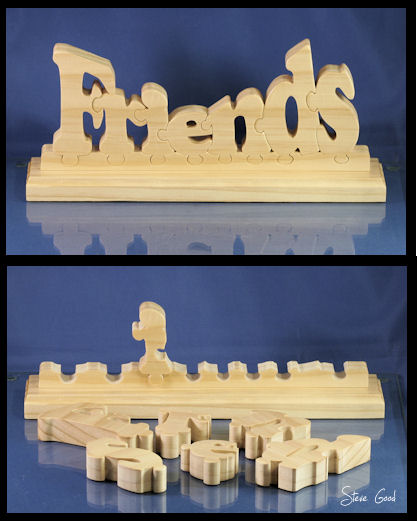 Scrollsaw Workshop Five Wooden Word Puzzles