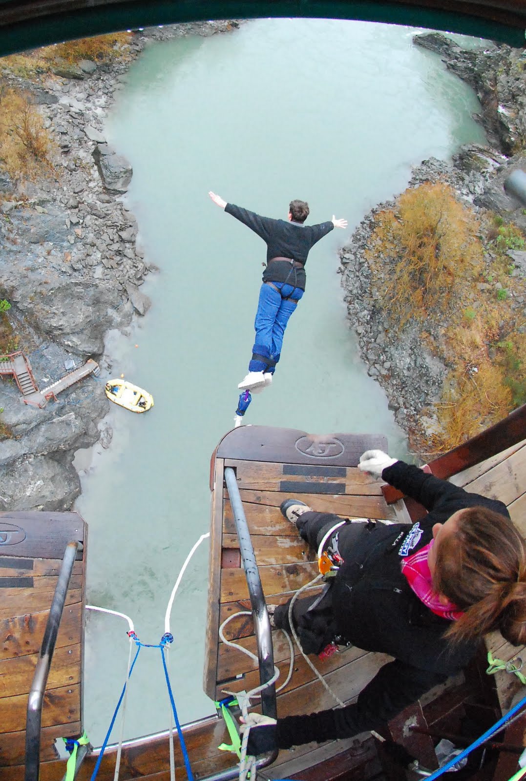Travels with Beth Bungy Jumping in Queenstown
