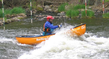 Running a whitewater slalom course