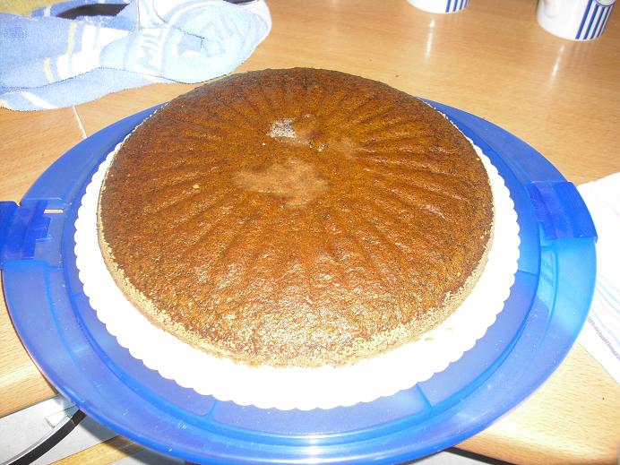 Zuckerblatt: Pfirsich-Mohntorte