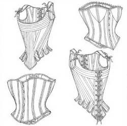 Amazon.com: 1870-1895 Late Victorian Corset Pattern: Everything Else