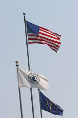 Butler University flag poles