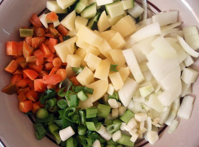 verduras para elaborar una crema de verduras