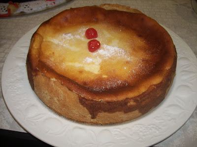 Tarta de queso cremosa