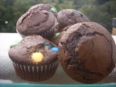Muffins de chocolate