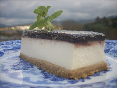 Tarta de yogurt y queso