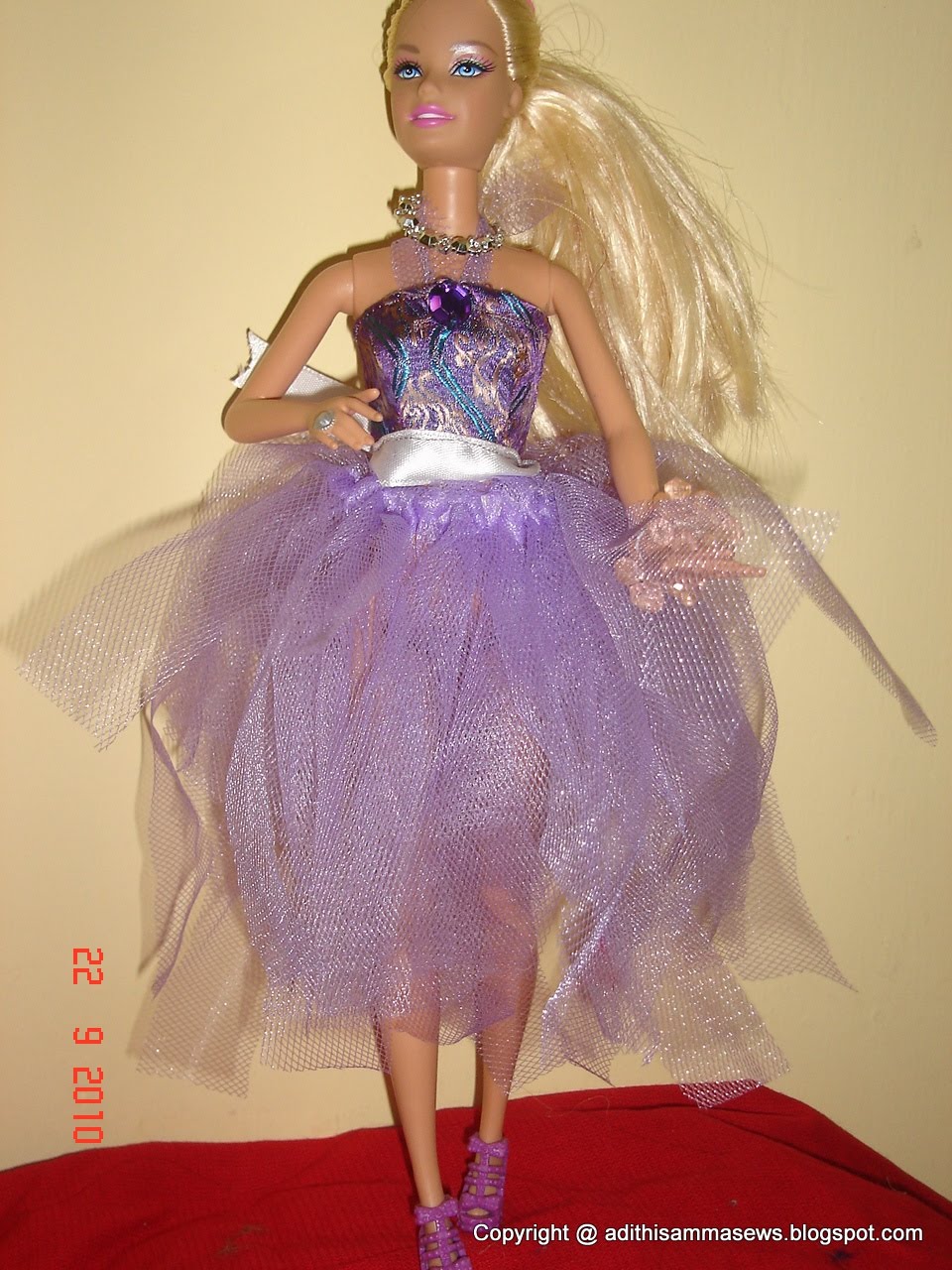 Adithis Amma Sews - Cute Confessions of a Sew Addict: Barbie Doll Dress ...