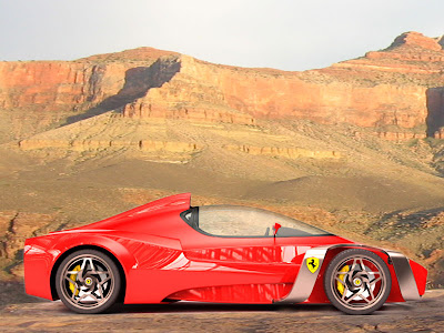 ZOBIN SINGLE SEATER FERRARI CONCEPT CAR The rear end looks cribbed from the