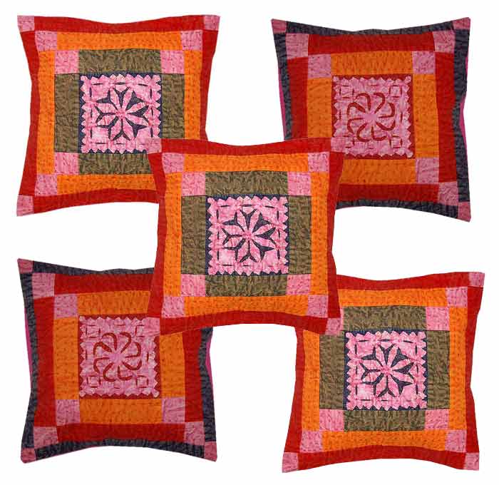 Dashing Square Floor Handmade Cushion Pillow Covers