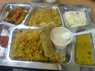 Komala Vilas, Bombay thali