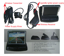 WIRELESS CAMERA PARKING SENSOR SYSTEM