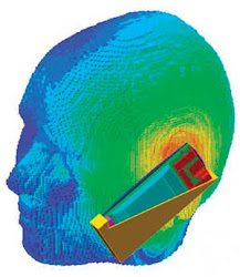 THERMOGRAPHIC PICTURE OF MOBILE PHONE USE
