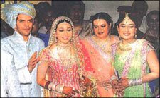 its all about cinema and more: actress karishma kapoor wedding pictures
