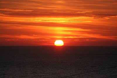 SUNSET OVER IRISH SEA 15-06-2010