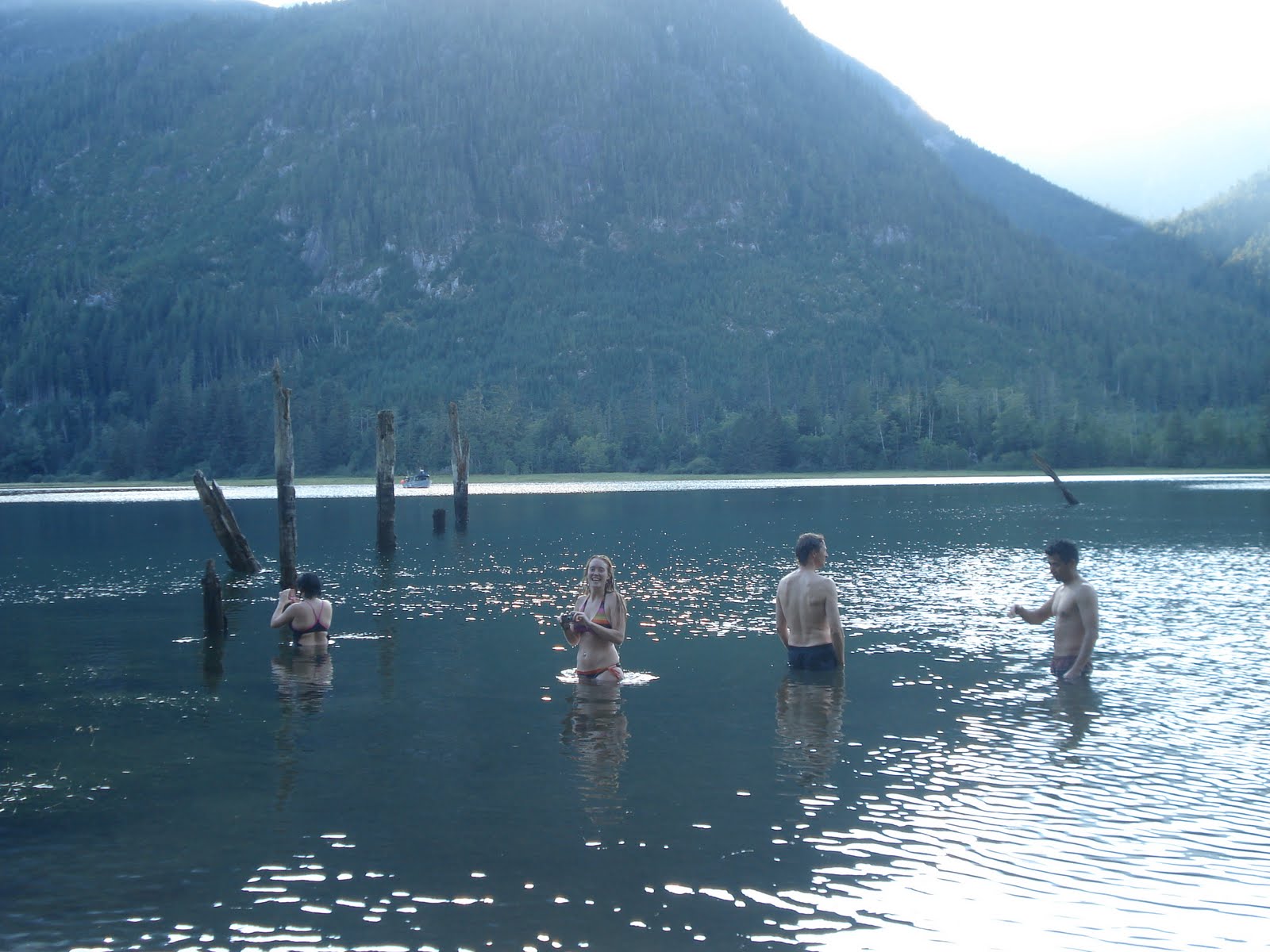 bella coola or bust Prawn Catching and hot springs
