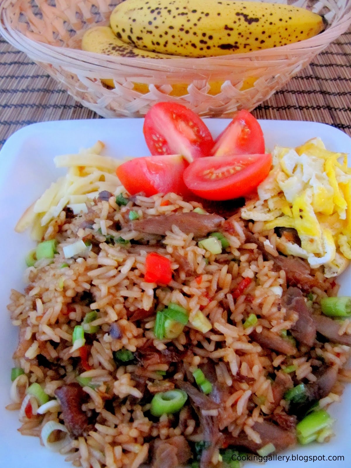 Duck Fried Rice with Cheese ) Cooking Gallery
