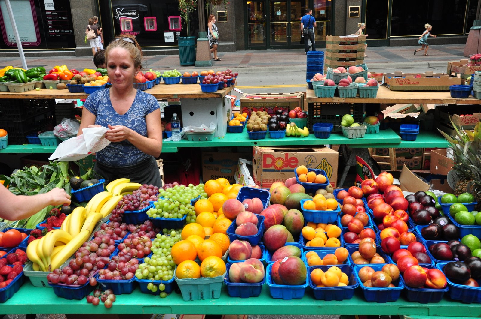 The Way of the Skyway Farmer's market, Nicollet Mall