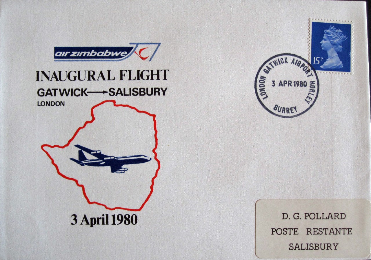The Timetablist Air Zimbabwe London GatwickSalisbury (Harare)