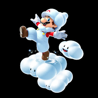 Mario Galaxt 2 Super Mario on 3D Clouds HD Wallpaper