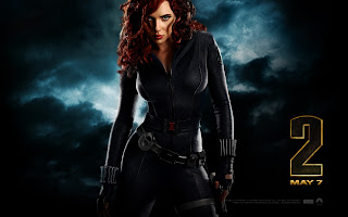 Iron Man 2 Scarlett Johansson as Black Widow HD Wallpaper