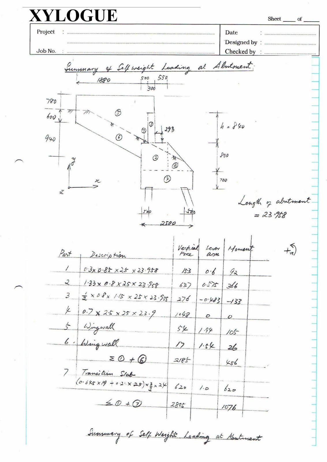 Online Open University Design of Abutment for Multi Span Bridge Part 2