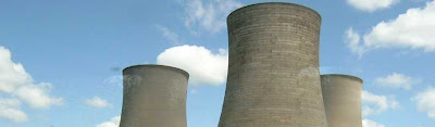 Cooling towers at nuclear plant