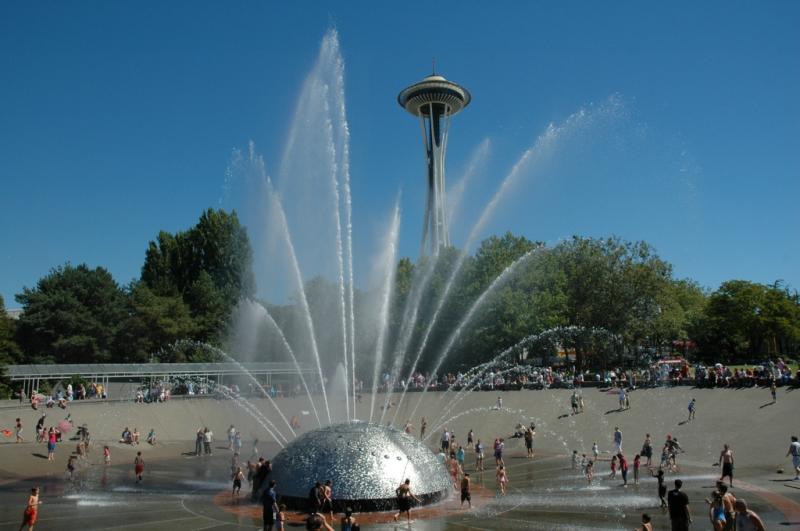 ***Earth Art*** "International Fountain" at Seattle Center