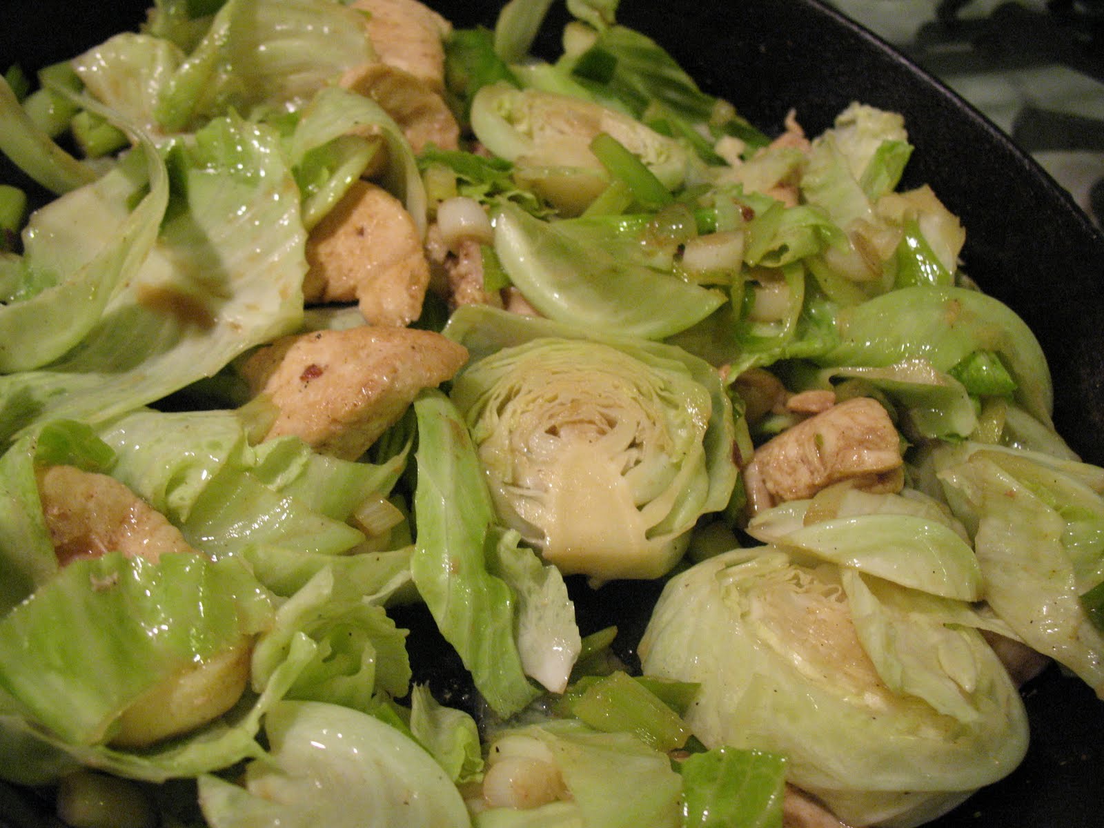 Oh no! I really do need to eat my vegetables! Bacon Butter Baby Cabbage