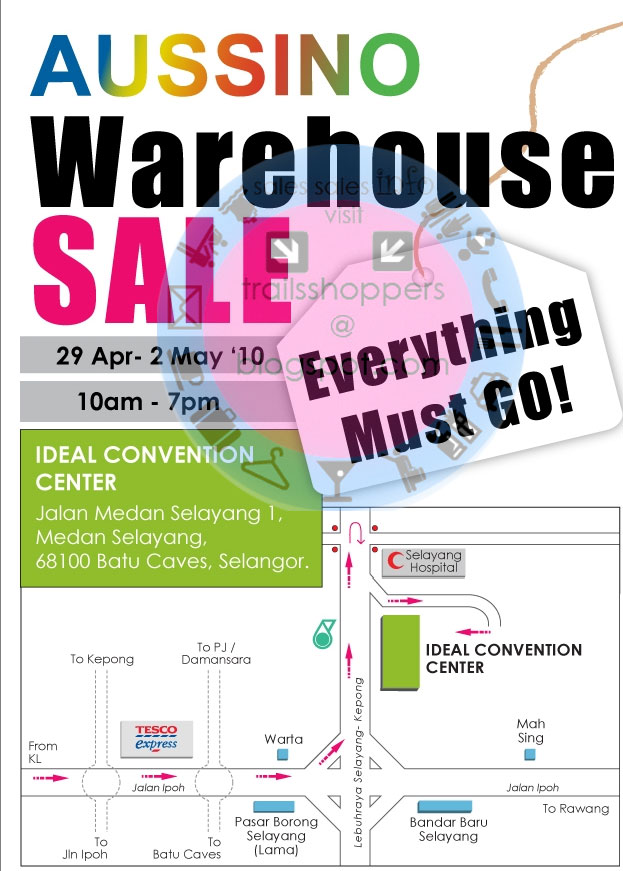 Aussino Warehouse Sale 29 April 2 May 2010 Online