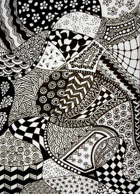 It's About Art and Design: Chauffeur Zentangle Doodle