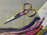 My New "Elena" Gingher Scissors & Gentle Art Floss~Two of My newest Favorites