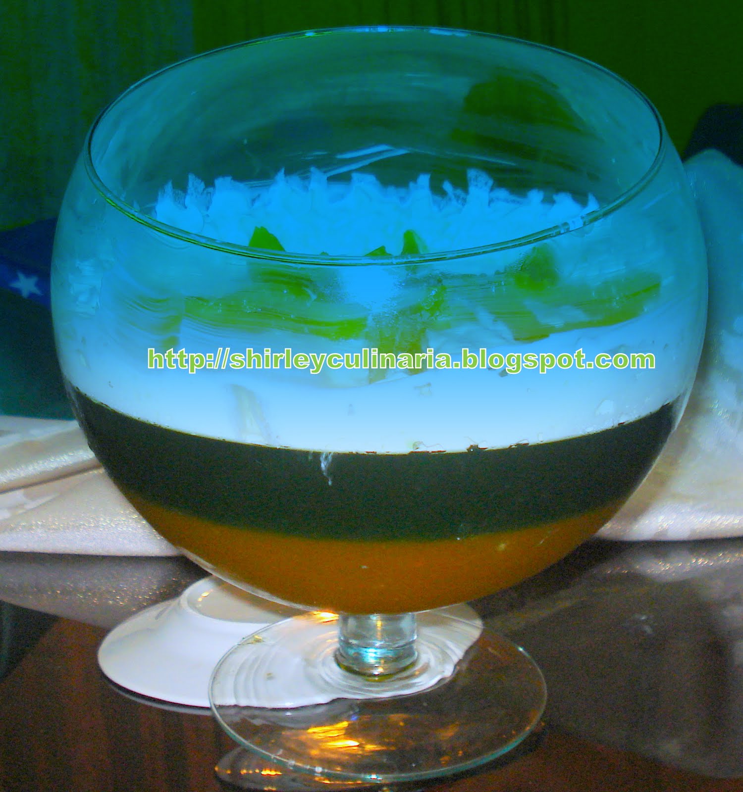 Shirley Culinaria e cia GELATINA BRASILEIRA