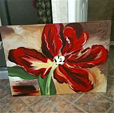 flower designs for glass painting. Flower Painting