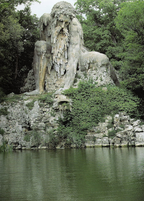 The mountain God "Appennino" by Giambologna edited by lb for linenandlavender.net, post:  http://www.linenandlavender.net/2010/02/appennino-by-giambologna.html