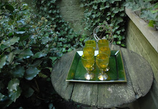 Emery Et Cie (ceramic tray, glasses)  as seen on linen & lavender (l&l)