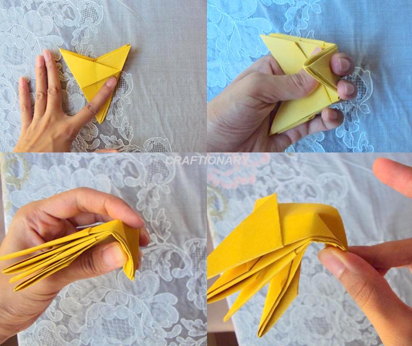 Origami flower Kids Paper Crafts for beginners Craftionary
