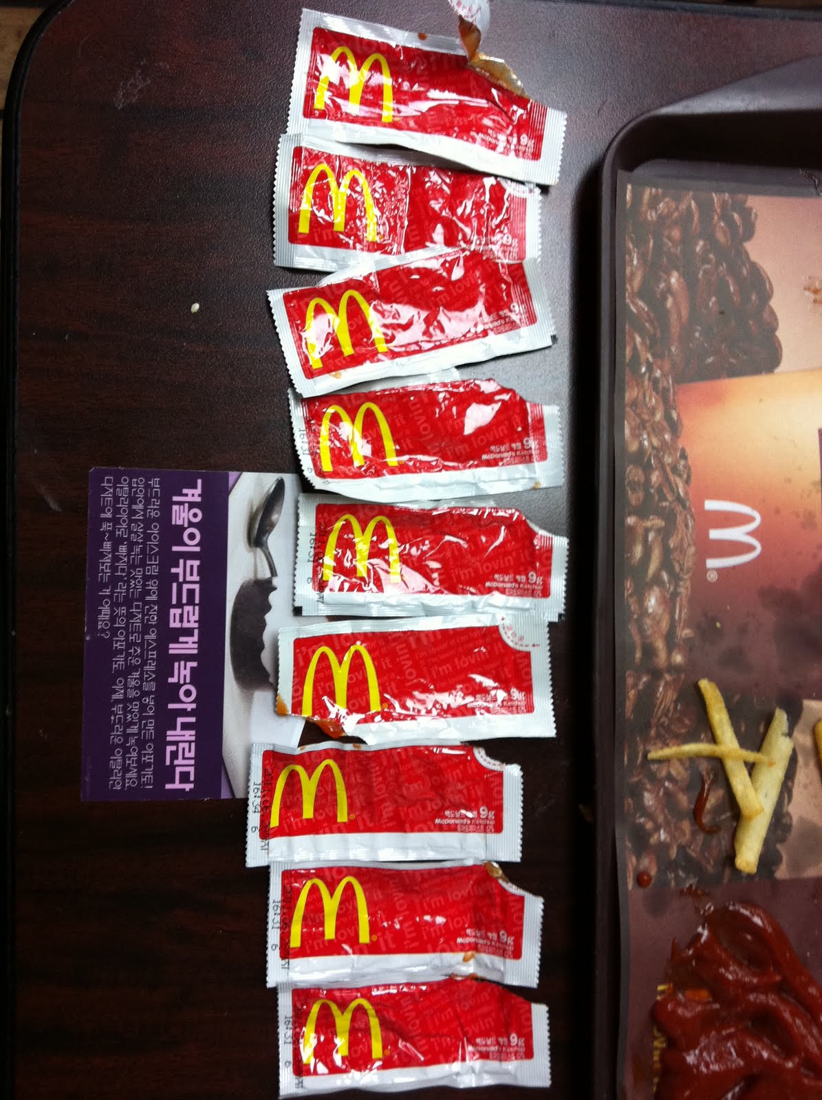 1MM Mcdonald ketchup