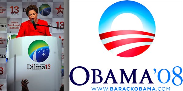 Logo Dilma e Obama