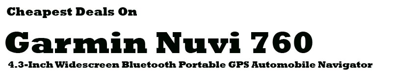 garmin nuvi 760 gps