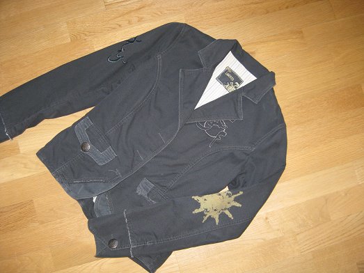 Veste LIBERTO noire en coton épais