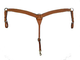 Tooled Breast Collar