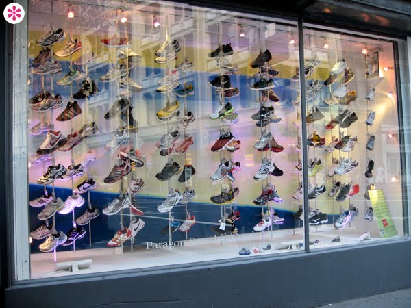 Pr*tty Sh*tty: Window displays: Paragon Sporting Goods and City Sports